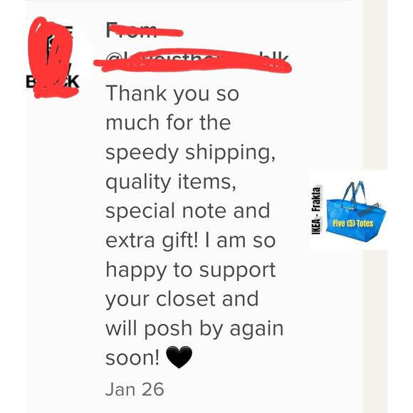 IKEA FRAKTA 5 Large Blue Reusable Shopping Bag Laundry Travel Tote Beach New - Picture 6 of 12